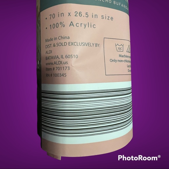 Ladies Scarf Poncho - Picture 7 of 11